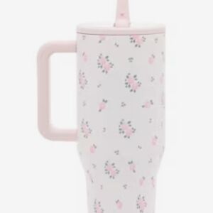 HydroJug Pink Floral Water Bottle